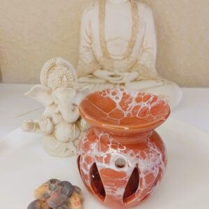 Orange & White Burner