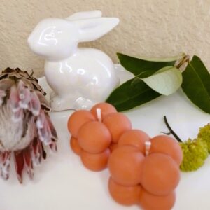 Sm. Bubble Candle-Moro Orange & Juniper