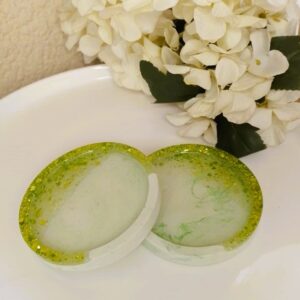 Coaster Green w/Resin