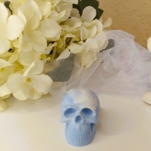 Skull Blue Marble Small