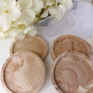 Coaster Brown Marble