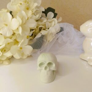Skull Green/White Small