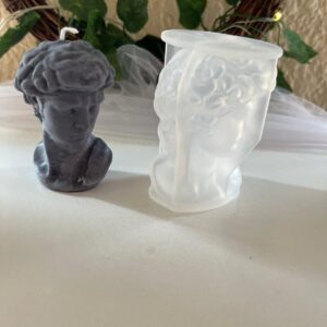 Silicone Mold Male Statue Bust