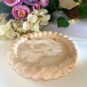 Bubble Tray Brown Marble