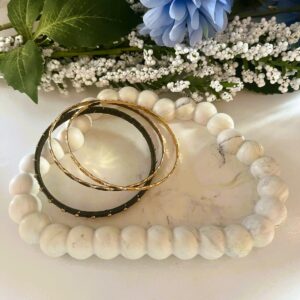 Cloud Bubble Tray-Olive Green & Blk Marble