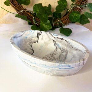 Sm. Boat Bowl Blue Marble
